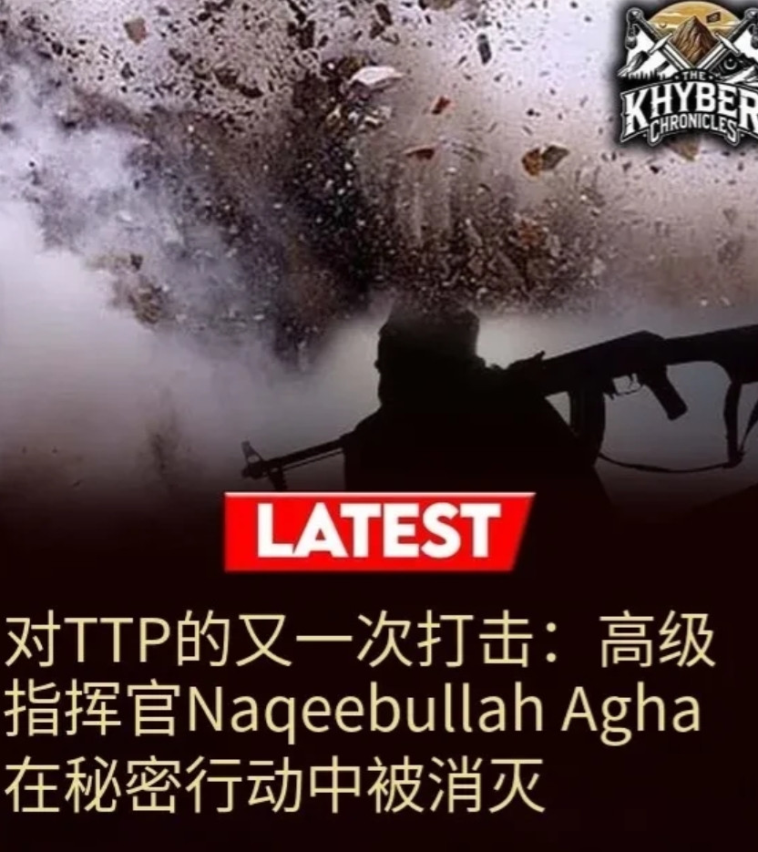 已确认，巴塔重要指挥官被刺杀！6月29日夜间，巴塔（TTP）重要指挥官纳基布