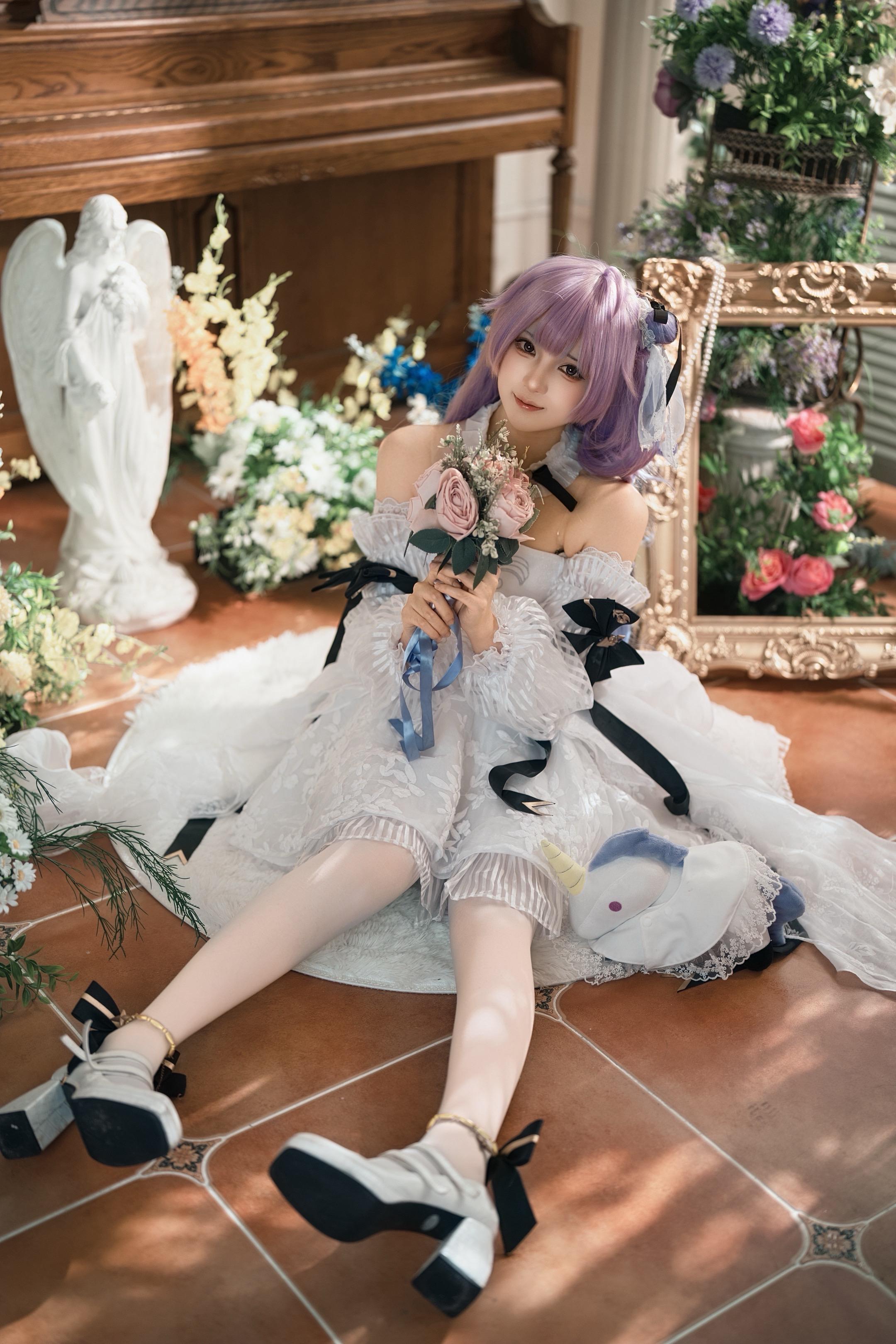 碧蓝独角兽花嫁Cosplay.