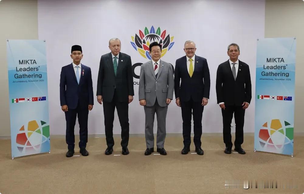 韩国为首，土耳其、墨西哥、印度尼西亚、澳大利亚加入，成立了一个新的国际组织：中等