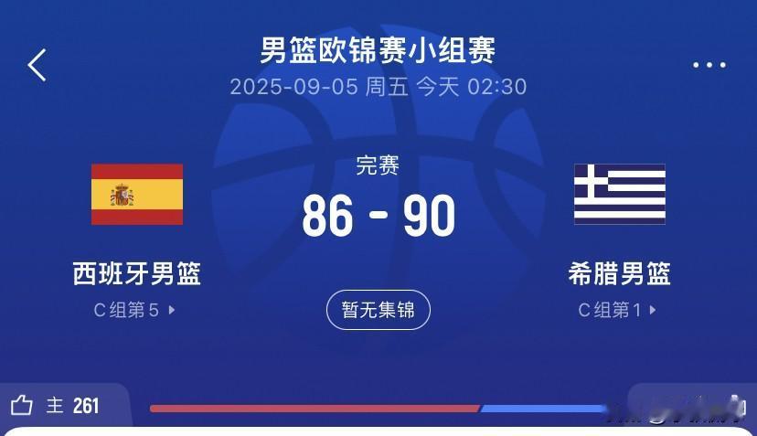 万万没想到！西班牙队连男篮欧洲杯16强都没进。说真的，加索尔兄弟和卢比奥退役