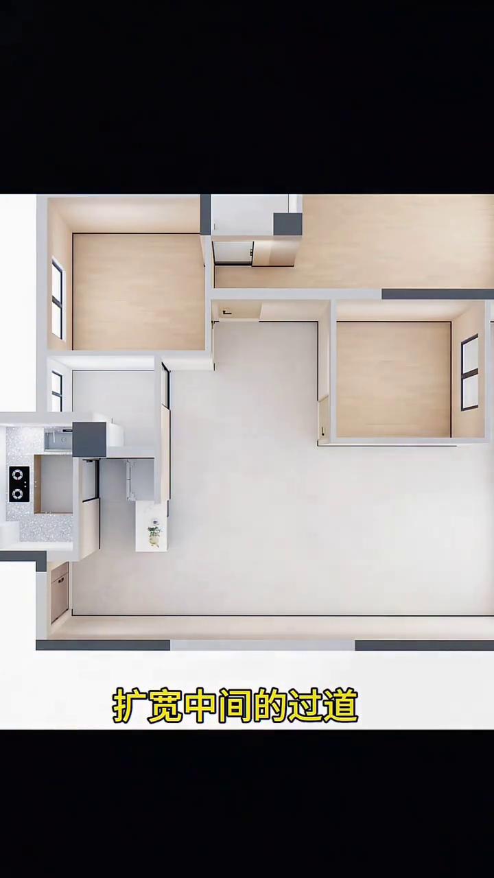 这是套很经典的三室两卫户型，建筑面积一百多平，实际使用面积只有八十平。原户型存在