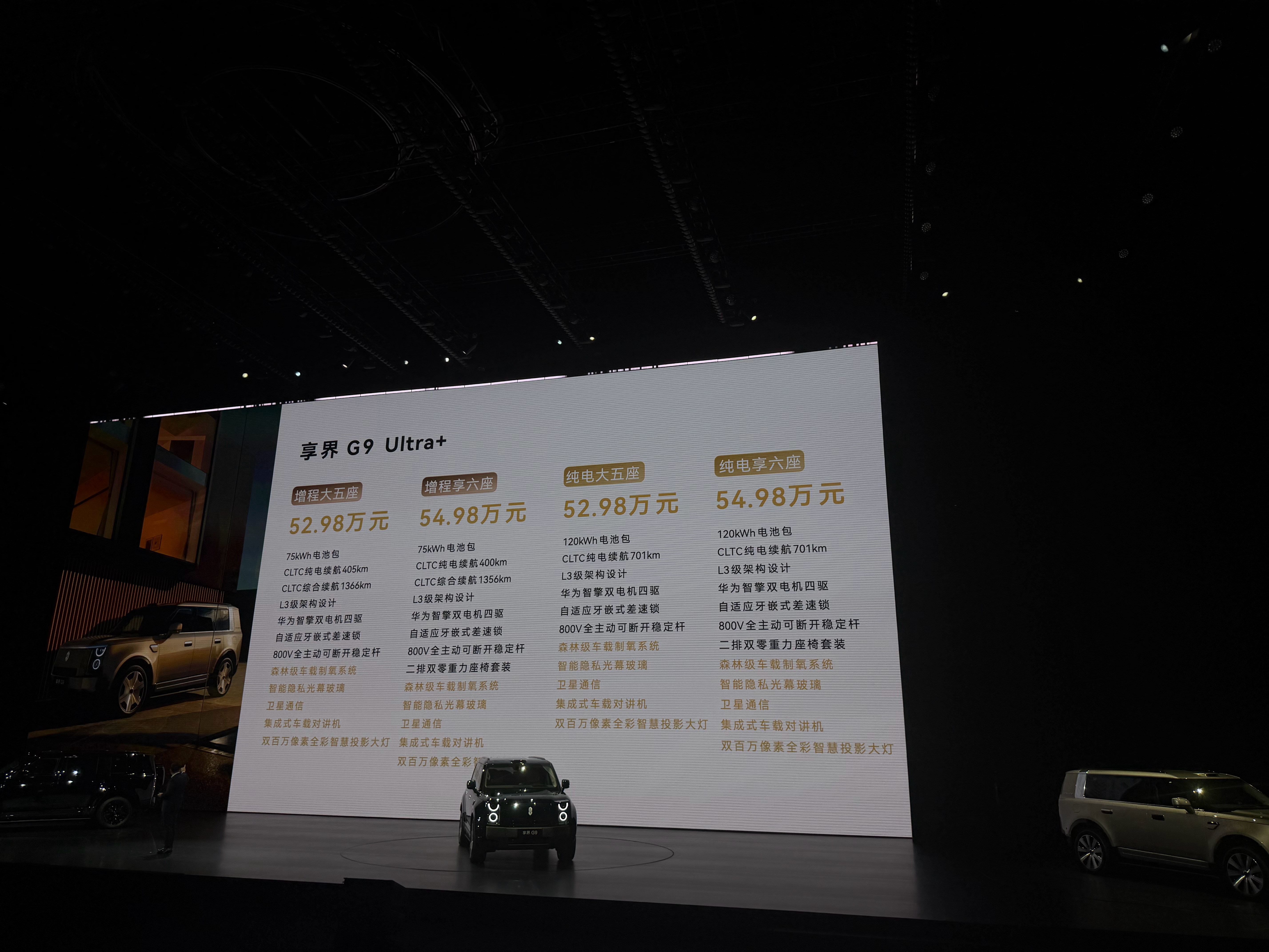 鸿蒙智行发布会享界g9发布会享界G9价格来了有增程，有纯电Max+版本起步还有