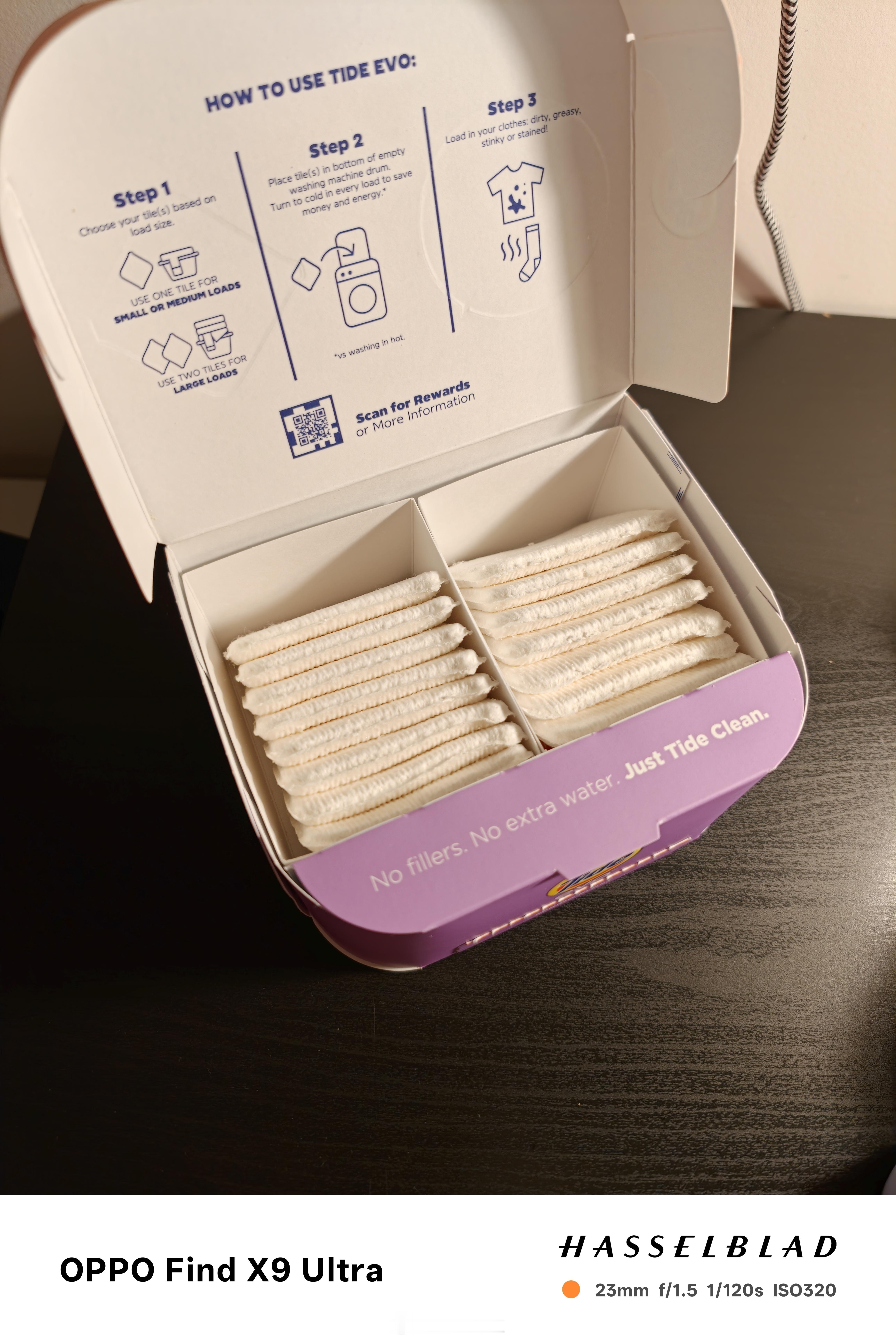 汰渍在美国居然有这种洗衣块，第一次见。价格比洗衣凝珠贵了一倍