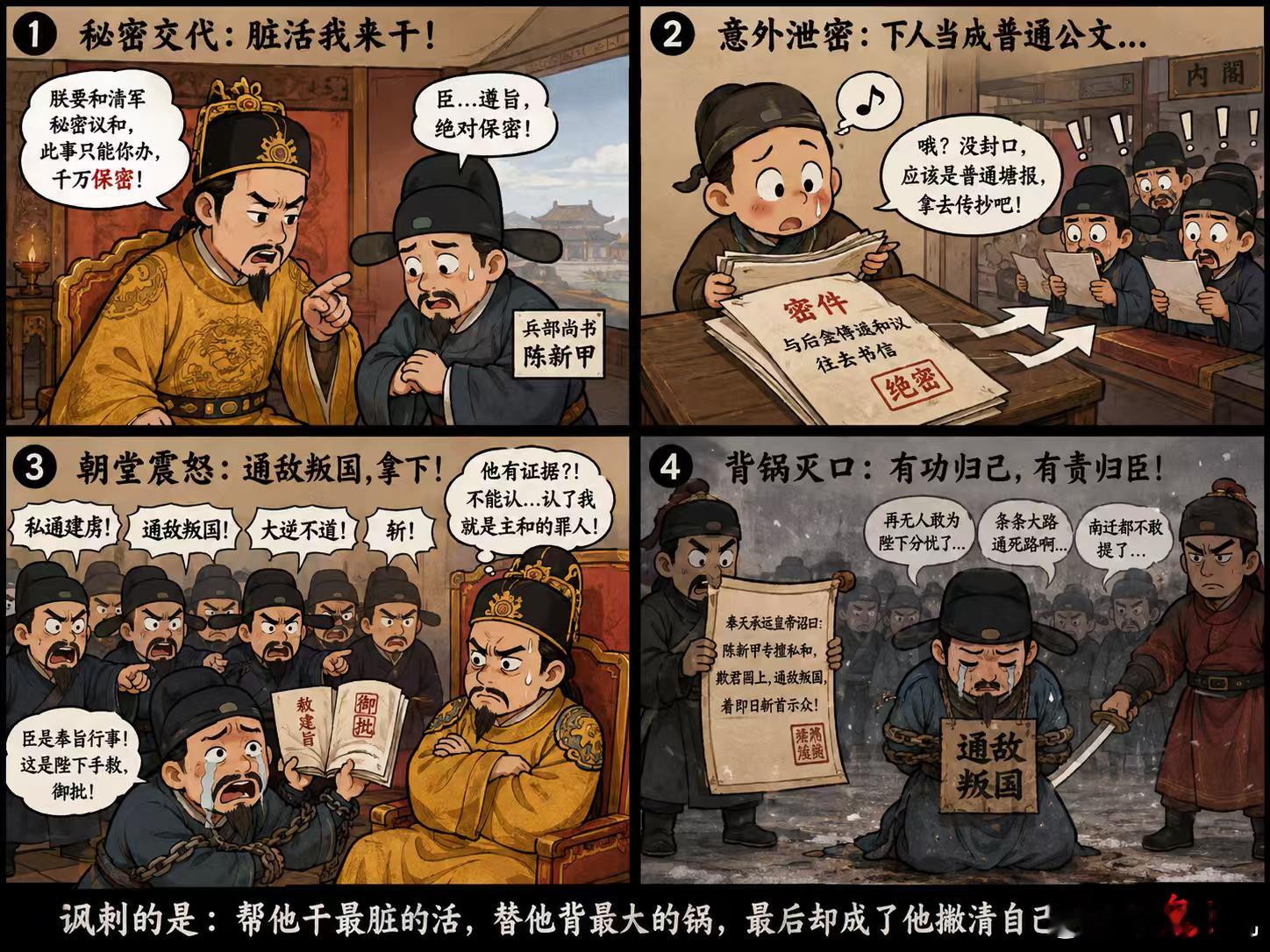 我不说话，就分享一个明末小故事[doge]。​​​