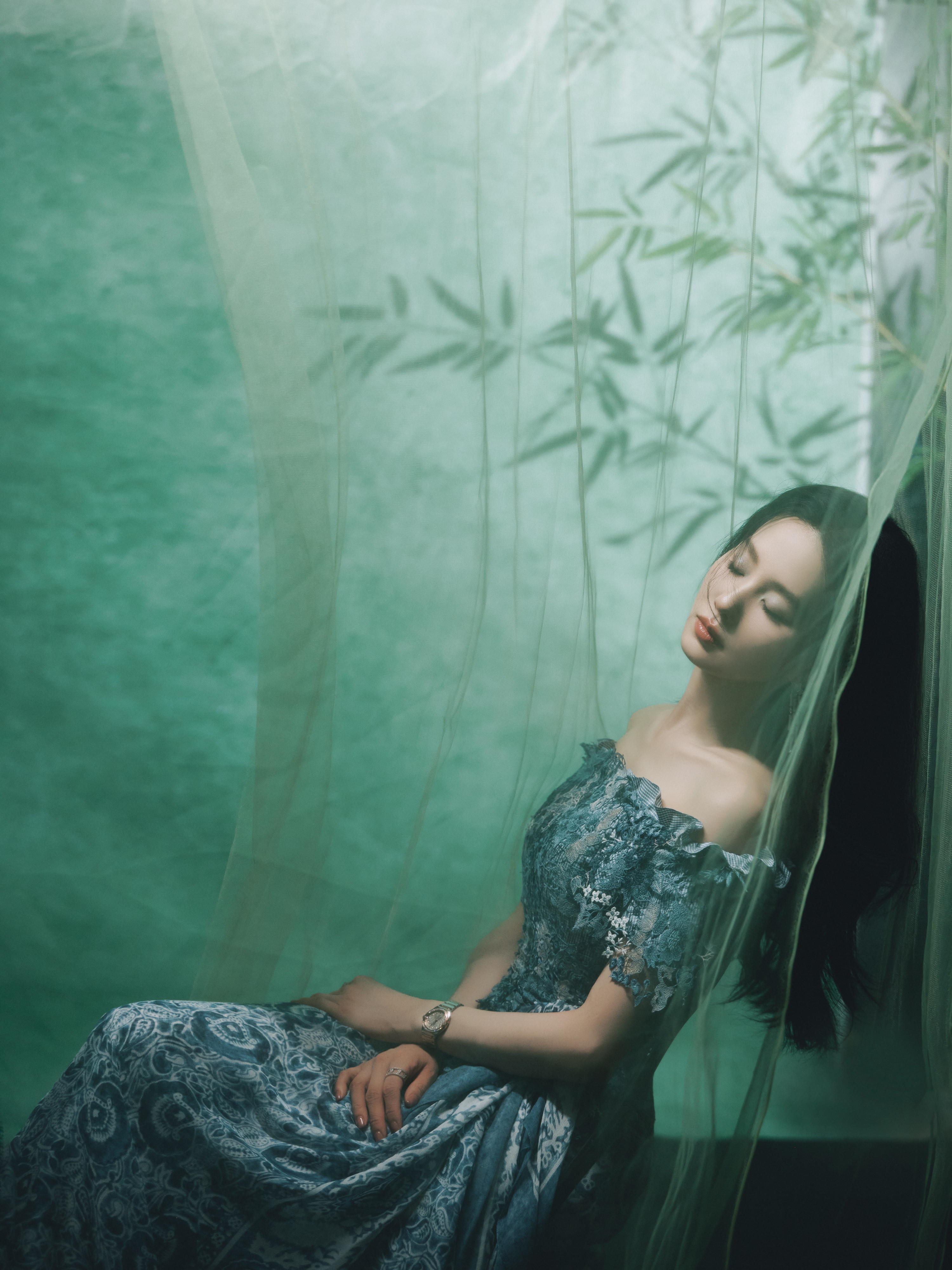 刘诗诗白釉蓝彩，书写一抹天青色的记忆～淮水竹亭刘诗诗淮水竹亭​​​