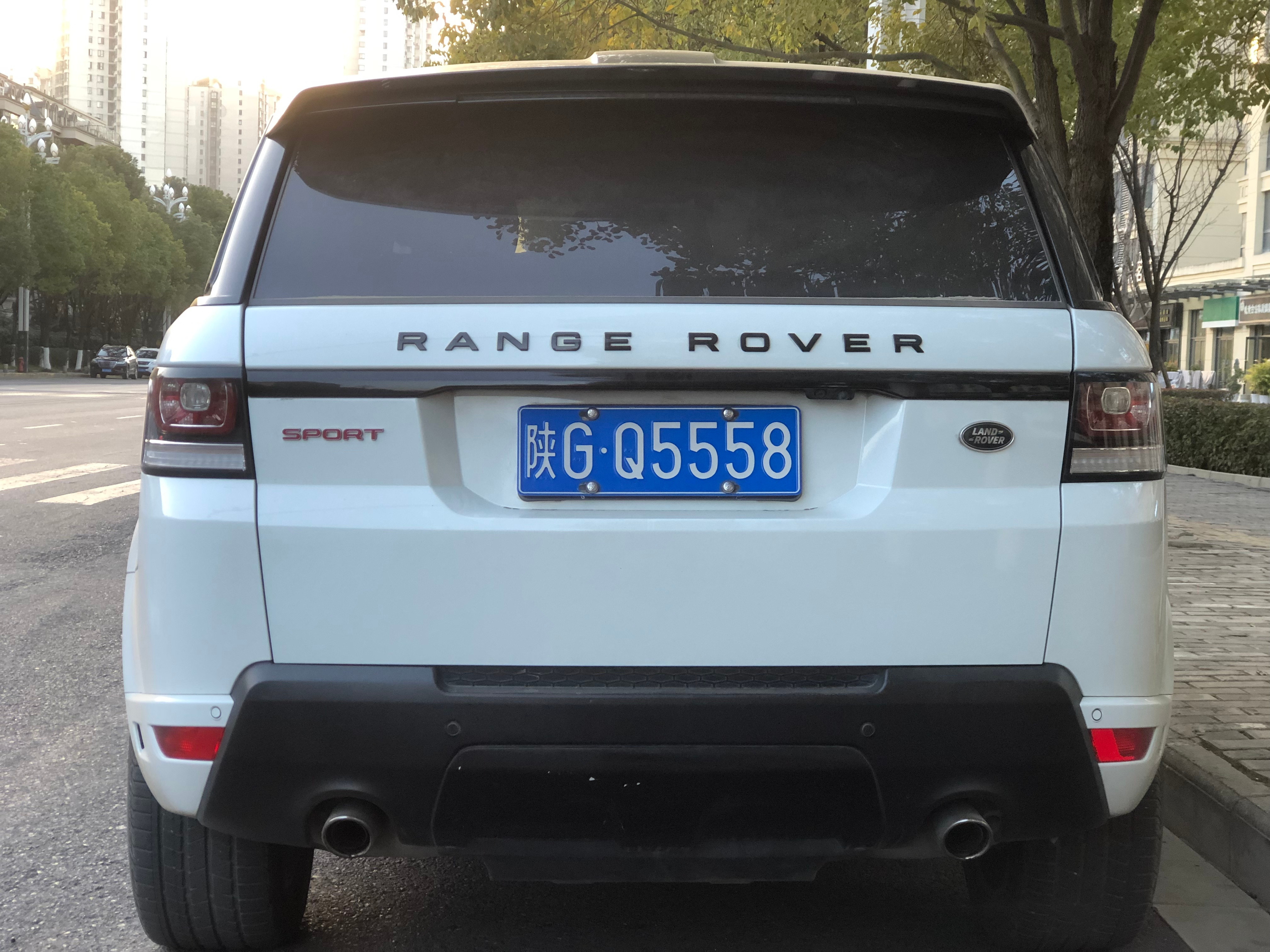 全球车牌陕GQ5558路虎揽胜运动版安康