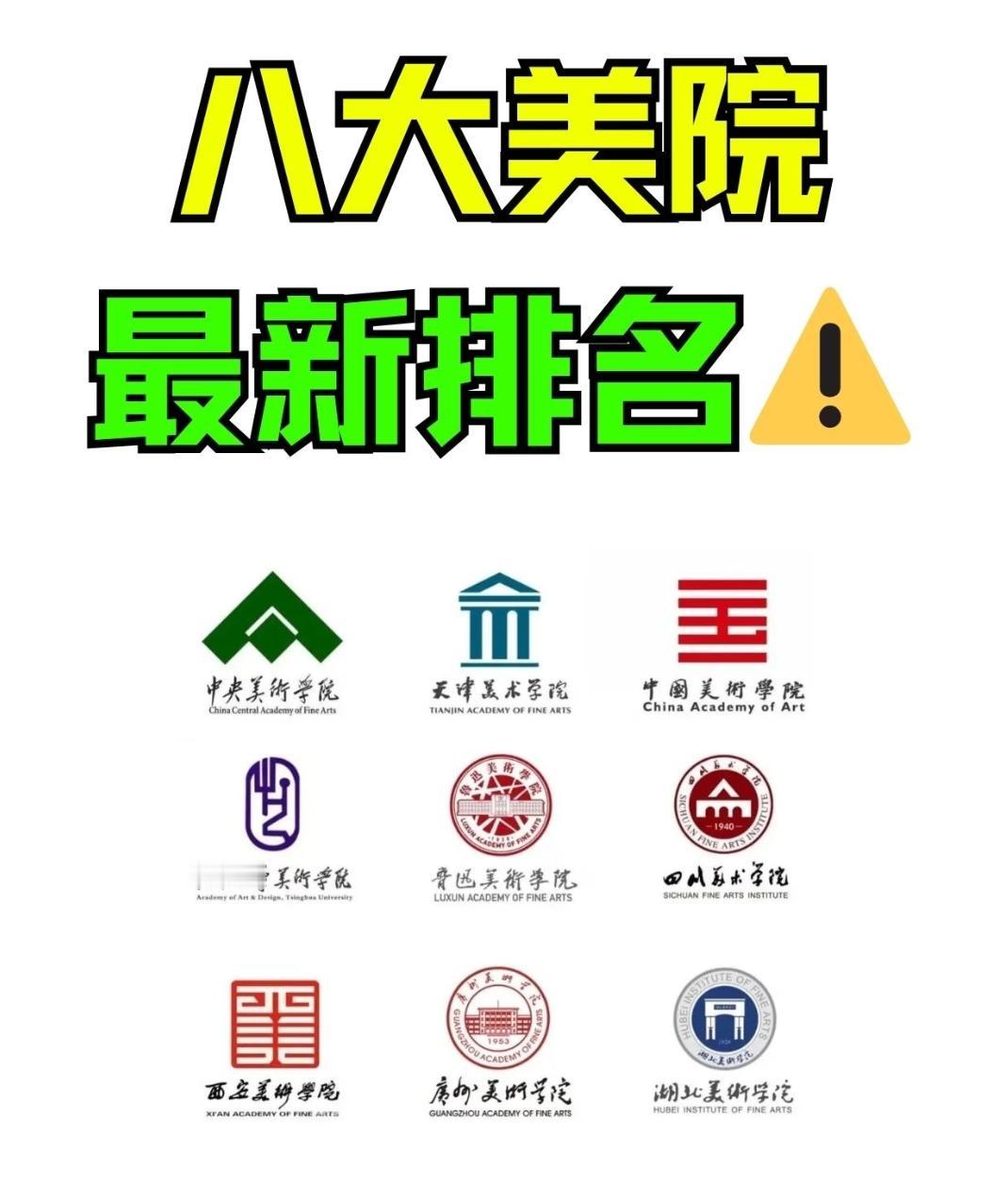 八大美院最新排名：每所都有独一份的“艺术气质”学美术的孩子，绕不开“八大美