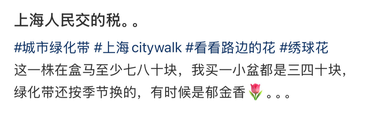 上海人民交的税。。​​​