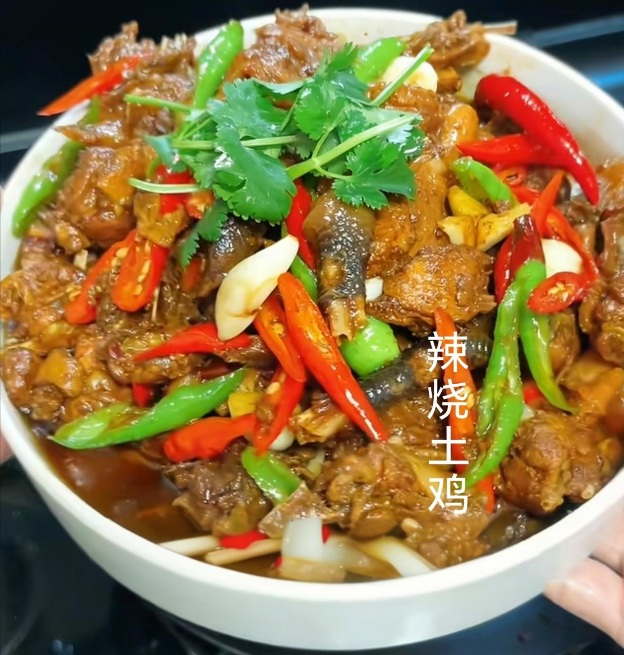 一个朋友在南京上门做饭，这是中午这桌：辣烧土鸡、芦蒿炒香干、毛豆肉丝，番茄蛋汤