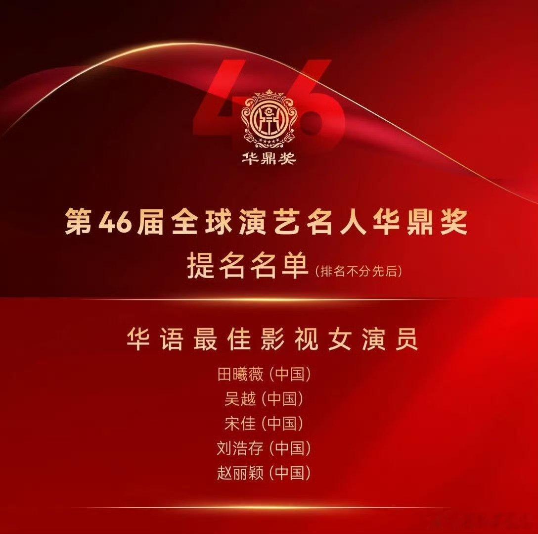 华鼎奖女主角提名名单华鼎奖最佳女主角提名名单华鼎奖最佳女主提名名单来了​​​