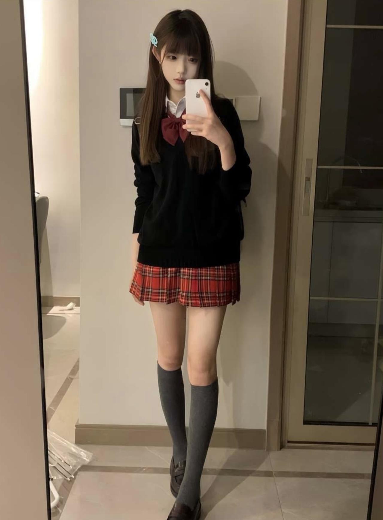 清纯小女友06年/172cm/90斤清纯女大女朋友青涩时期的女生粉嫩女友