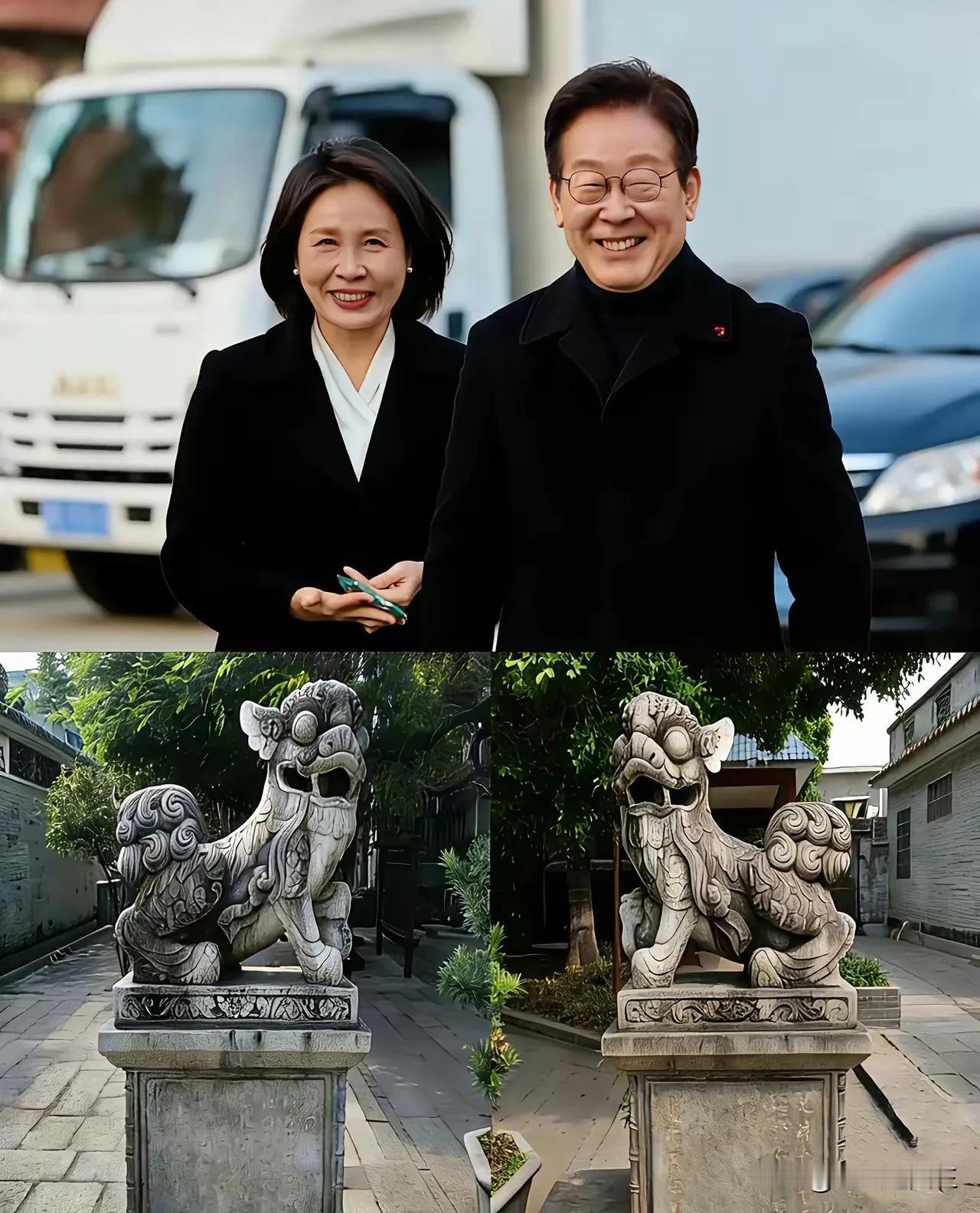 李在明这波操作，直接把“攻心”玩到了天花板！出访中国，别人带高丽参、泡菜，他