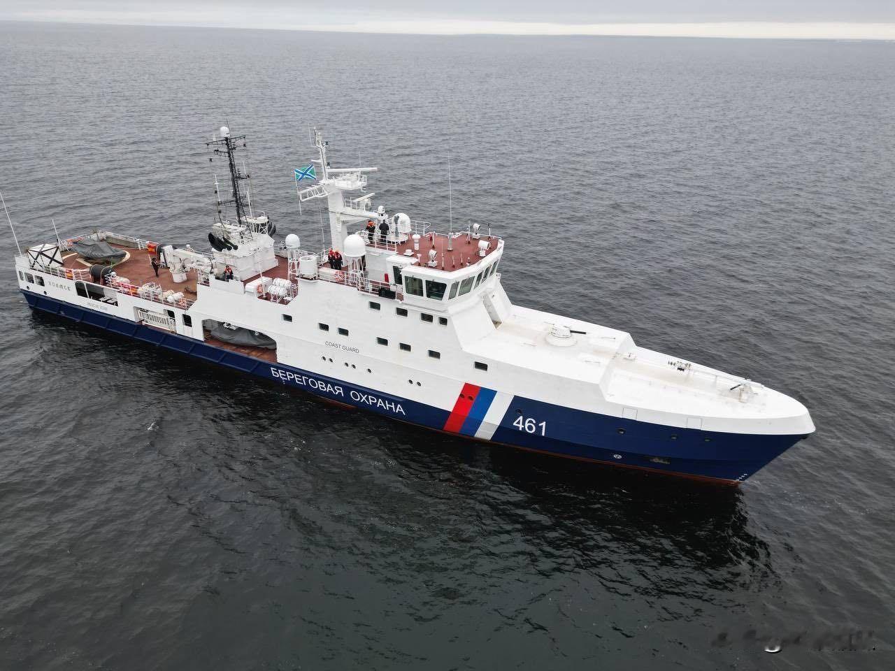 俄舰艇全面机枪化。12月9日，22120系列最后一艘巡逻舰“霍尔姆斯克”号举行下