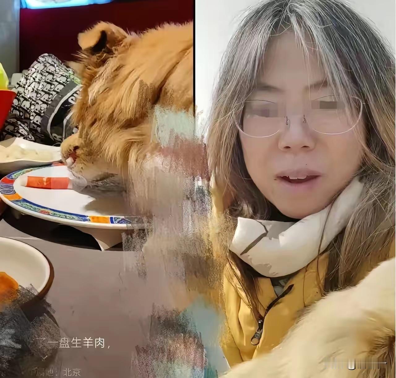 北京带狗用餐的女子真的特别让人气愤，用餐过程中她的两个细节真的很不要脸！1