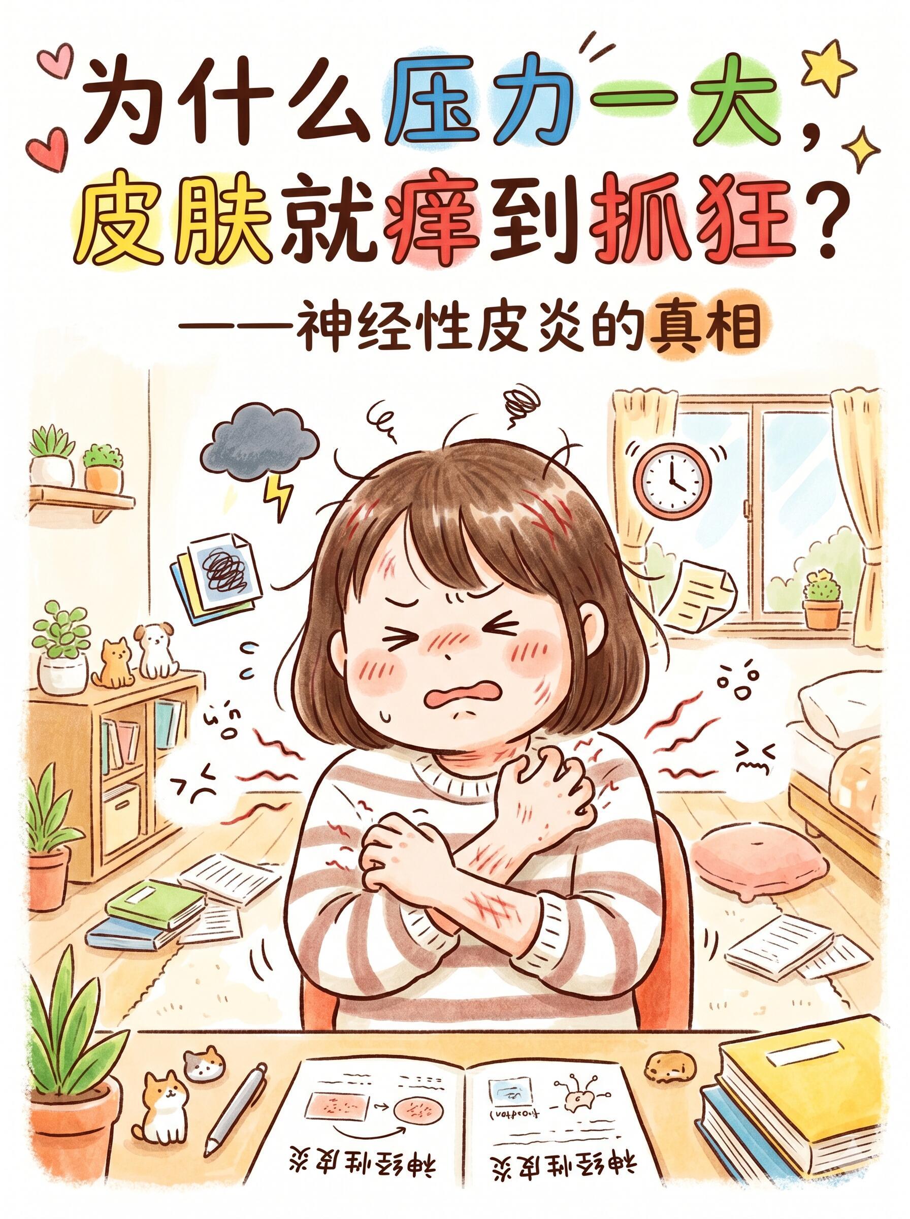 皮炎会惩罚每个没意识到的人皮炎常常悄无声息找上门，很多人没意识到情绪与睡眠的影响