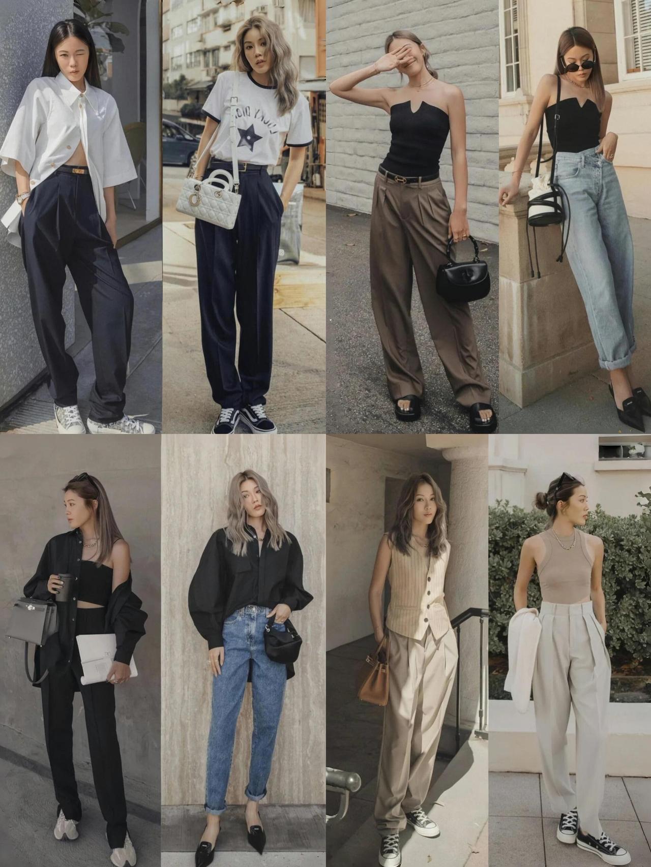 被JennyTsang圈粉了！她的每套搭配都日常又高级，完全不挑身材，亚洲女