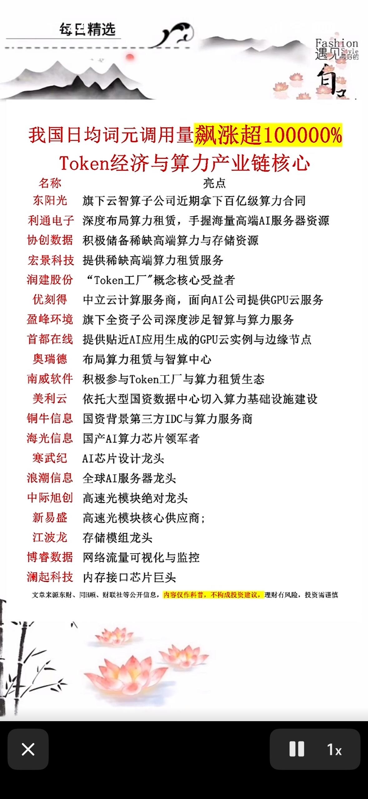 Token经济火爆，算力公司崛起。Token经济真的太火爆了，算力公司也跟着