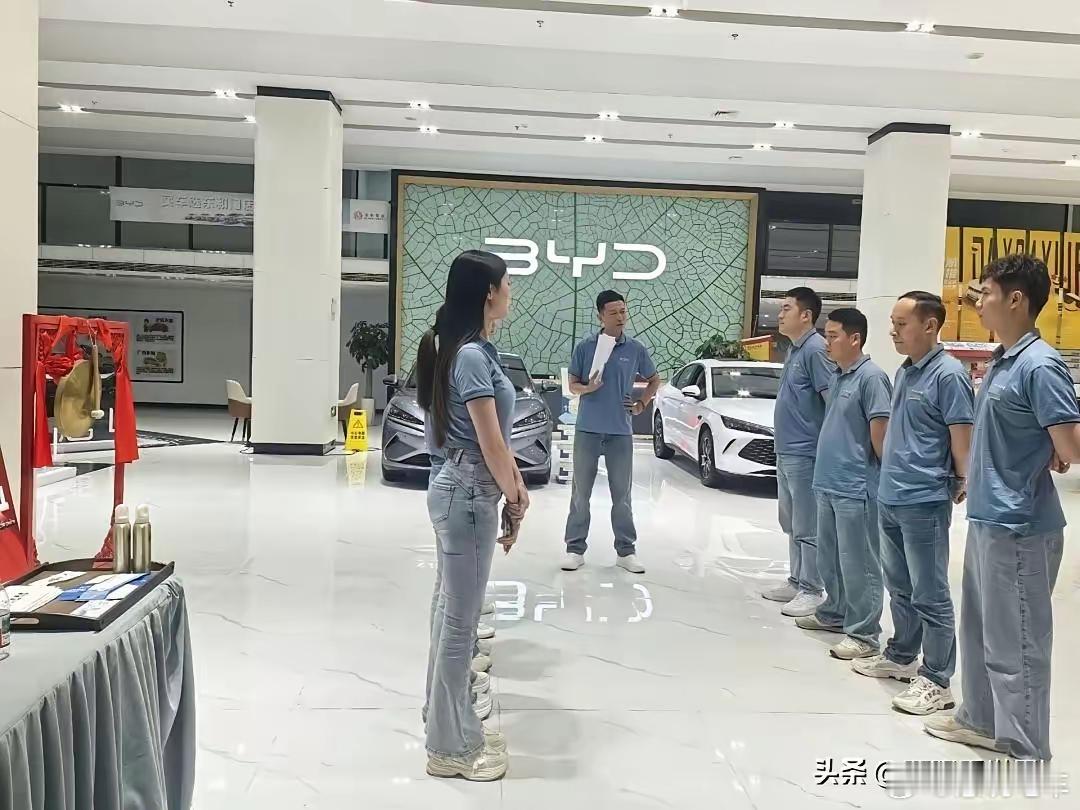 谁是销售冠军🏆？？你们猜猜。比亚迪销冠​​​