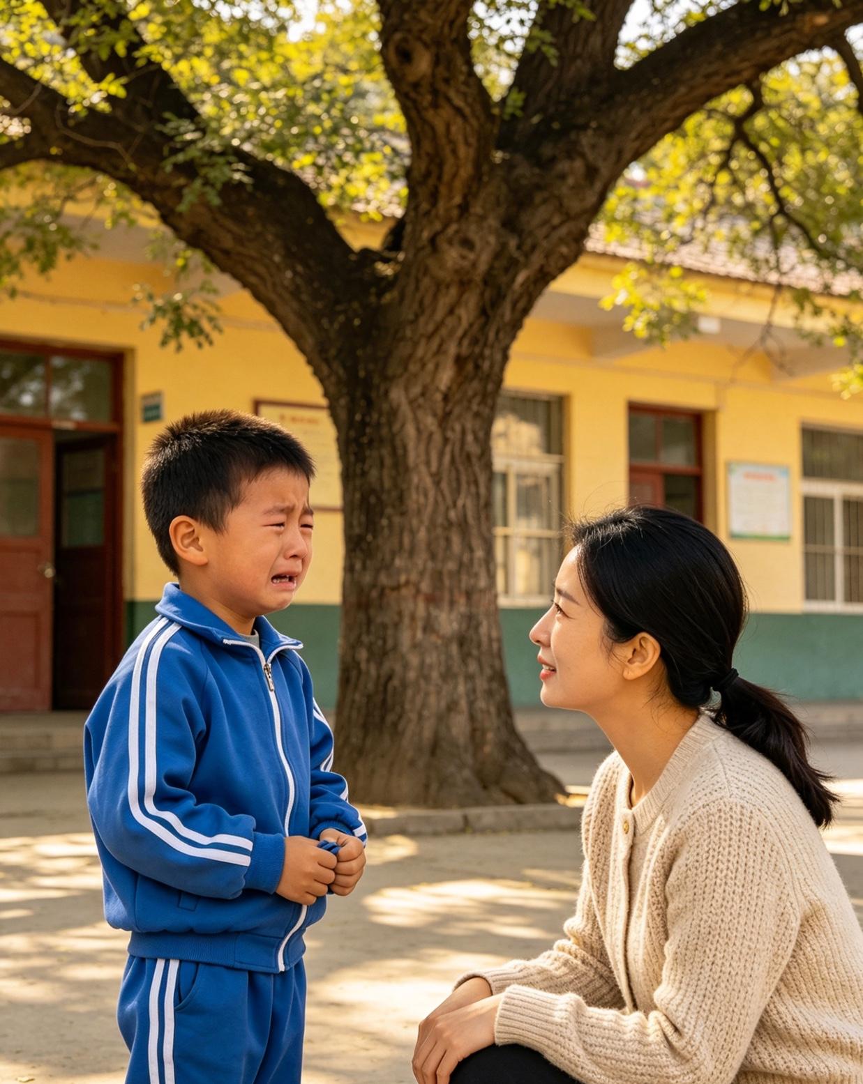 奶奶走后，那个没了依靠的小男孩一男孩下课泪流满面地跟老师说：“老师，我奶奶去