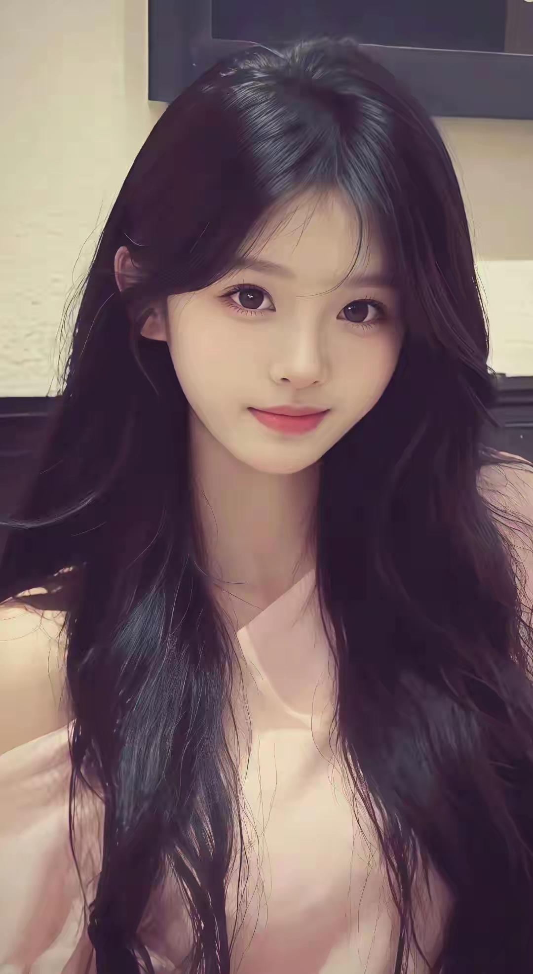 温柔甜美的少女，长发飘飘，粉色上衣，清新自然。夫妻之间最好的相处之道是什么你觉