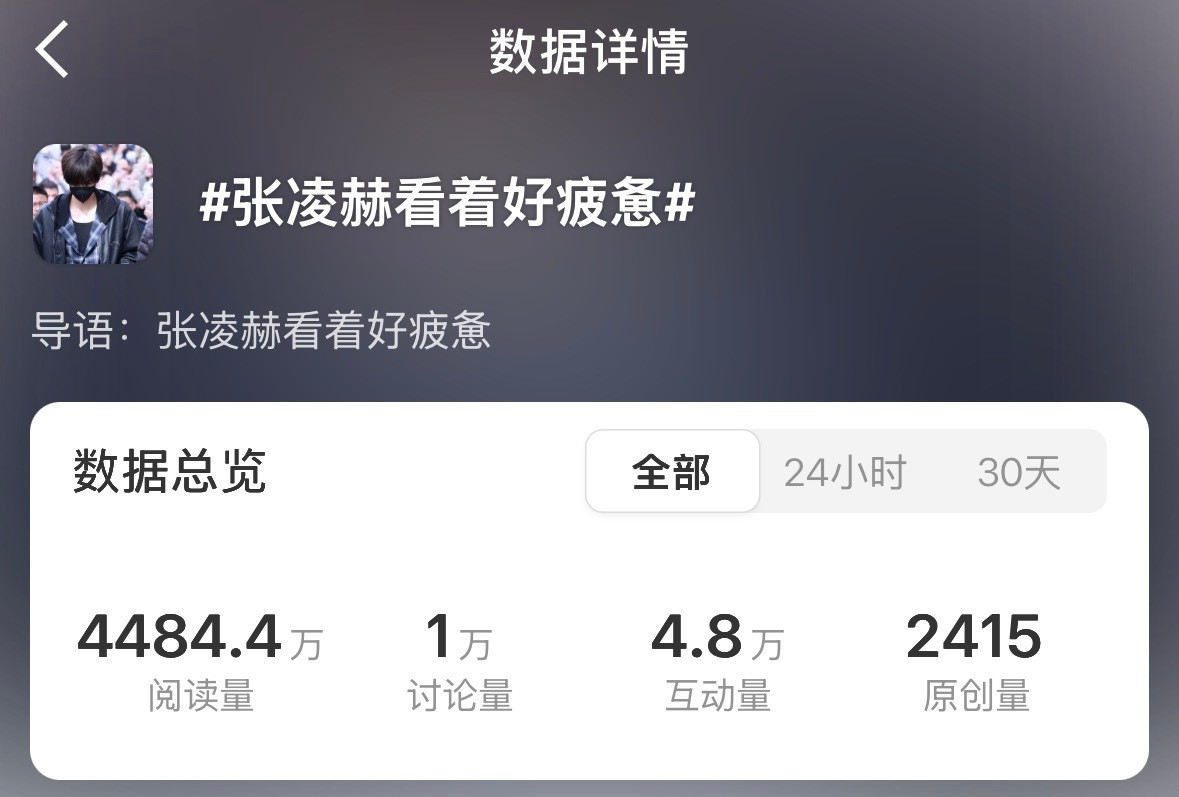 张凌赫卖惨虐粉n重奏这两天势必要营造出自己火了，粉丝多了，线下行程备受困扰的架势