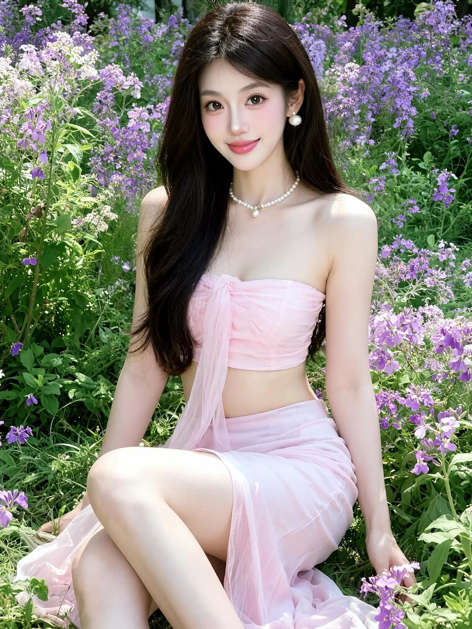 AI花海写真 ai创作 写真情绪片