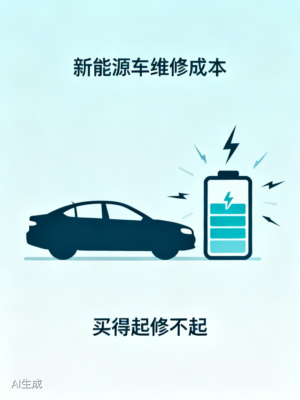 越来越多车主吐槽新能源车买得起修不起，十几万落地的电车，小故障维修费动不动上万。