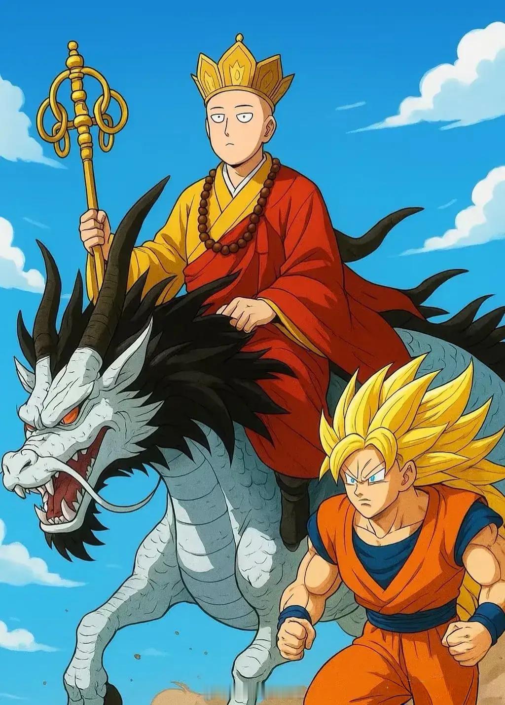 龙珠版悟空能打得过西游版的悟空吗​​​