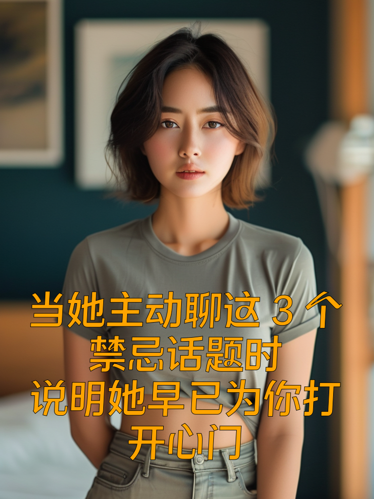 当她主动聊这3个禁忌话题时，说明她早已为你打开心门