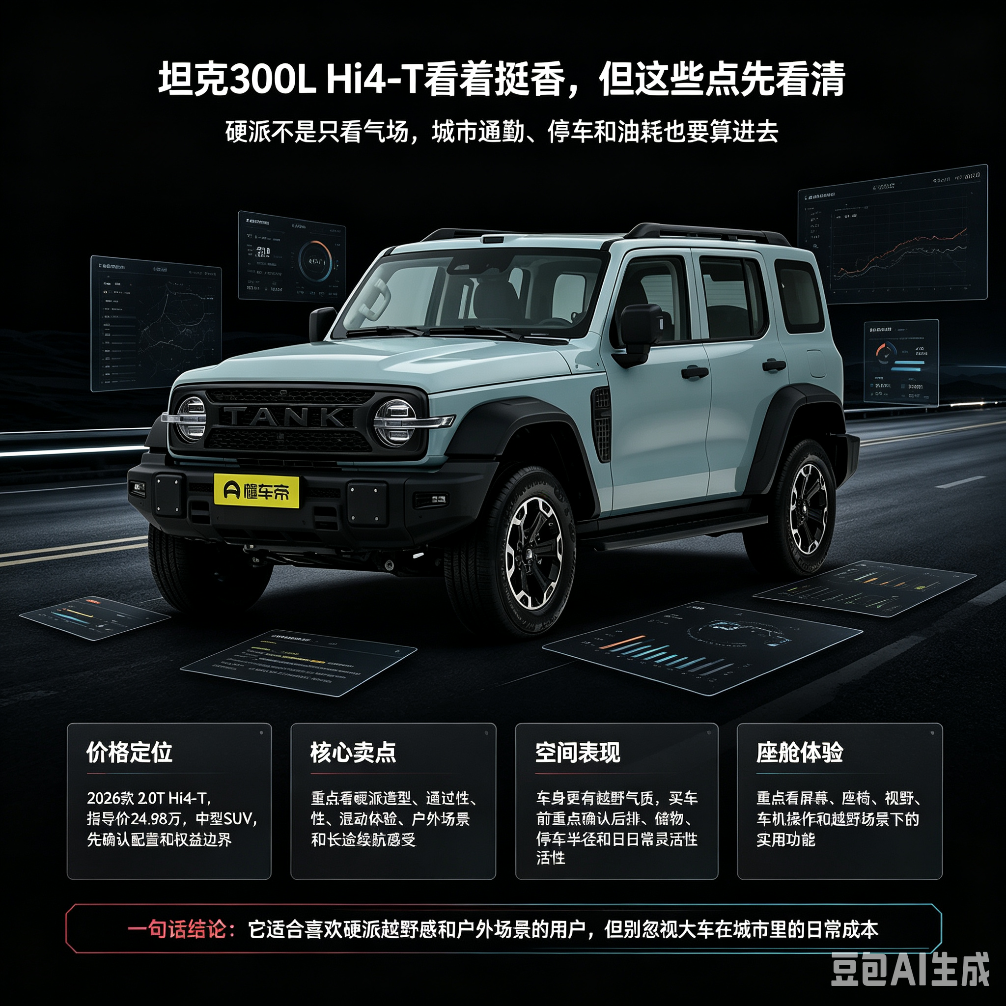 坦克300LHi4-T入手前先看清