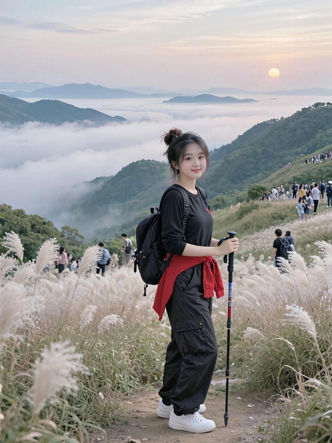 人生海海，山山而川。在往后的日子里，遇见更好的自己，成为更好的自己！小姐姐登山