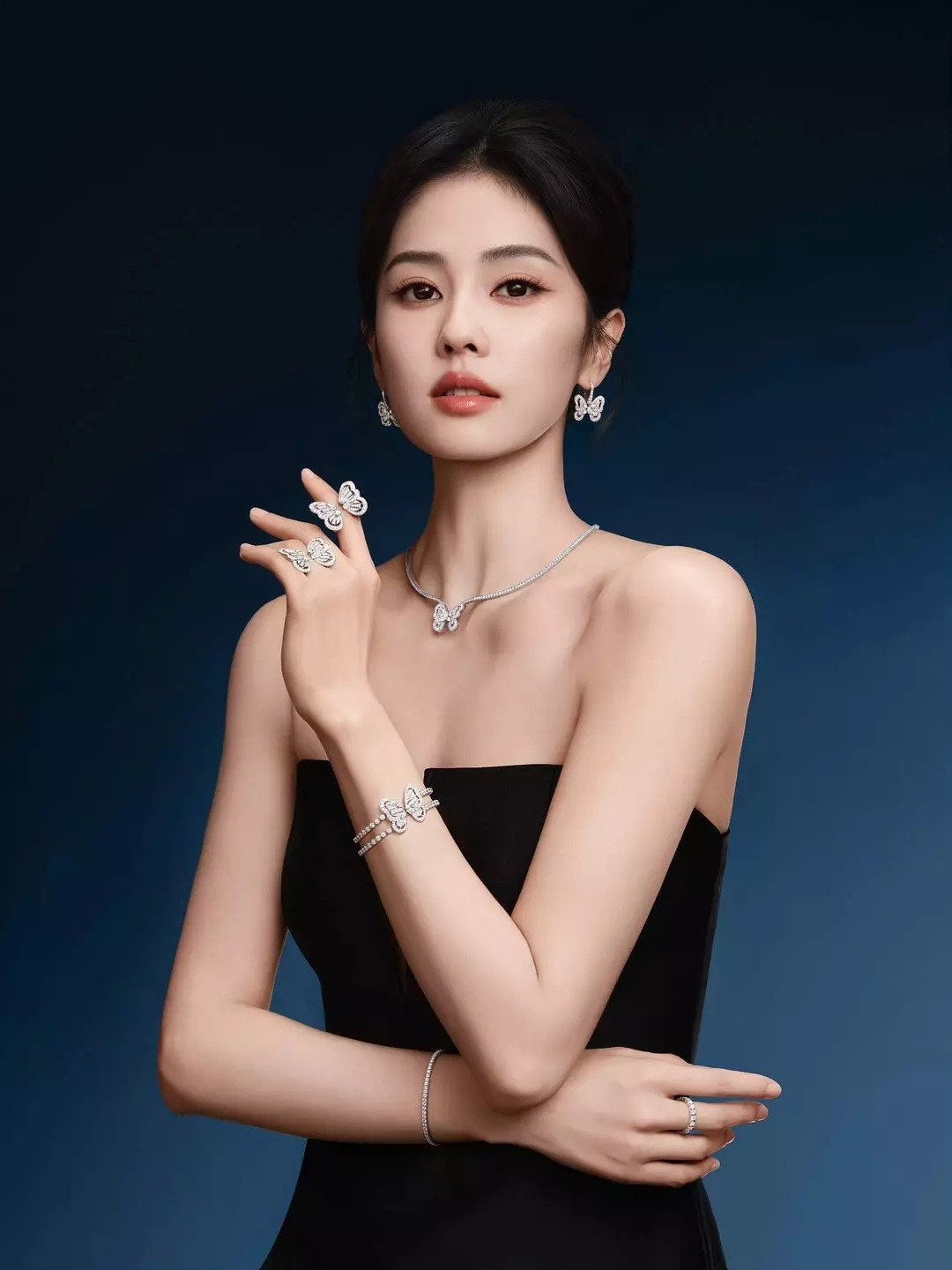 白鹿高奢珠宝戴比尔斯官宣，贵气，奢华！白鹿高奢表现力太好了！戴比尔斯品牌大使白鹿