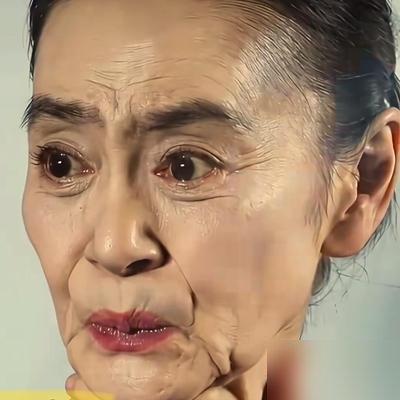年龄差的不多，但从颜值和气质上看就差的有点大，一个是温婉大气的气质女神，一个是满脸沧桑的老人，都是明