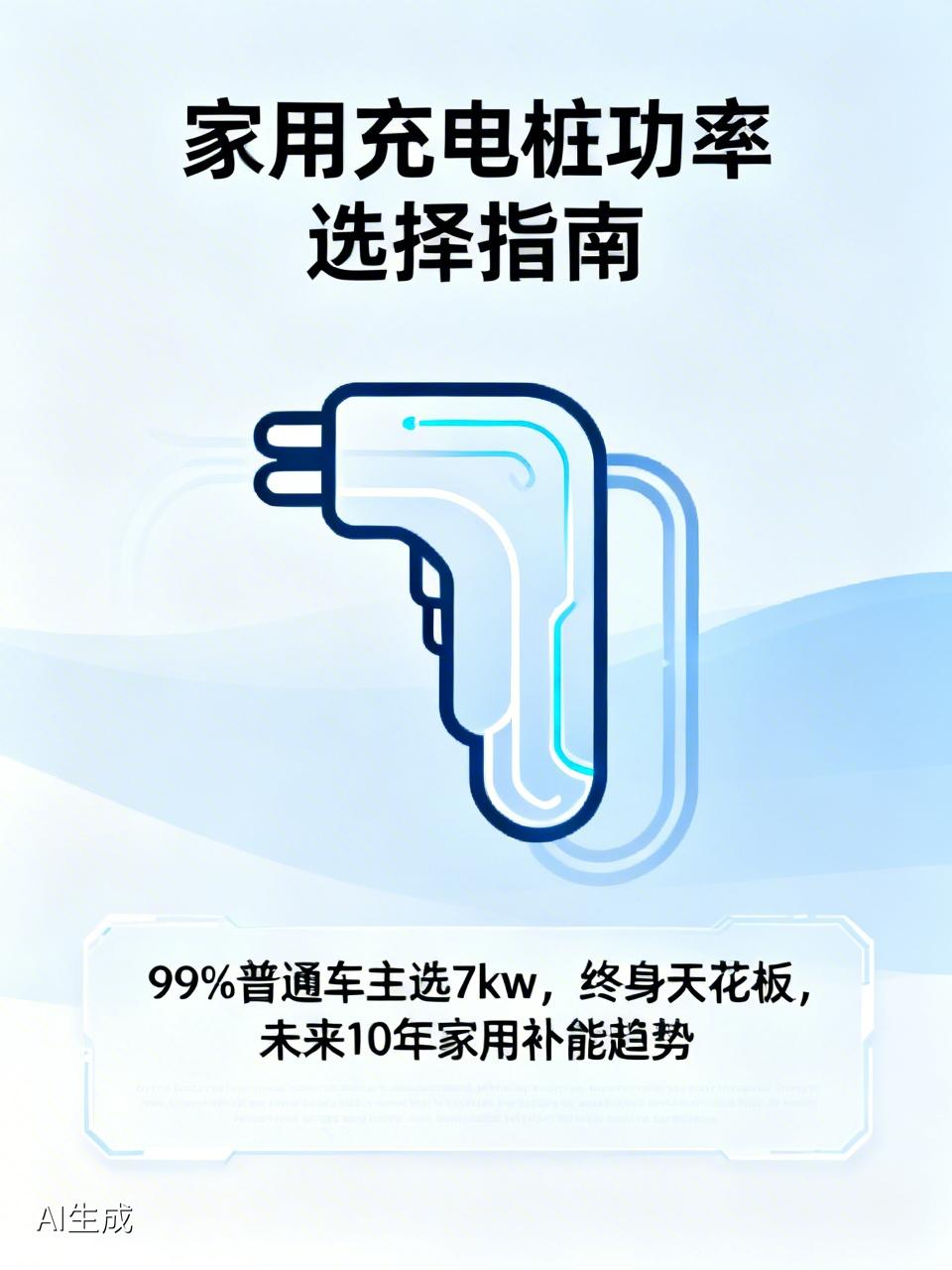 听我一句劝，别再为家用充电桩功率焦虑了。很多人纠结家用桩选7kw、11kw还是2