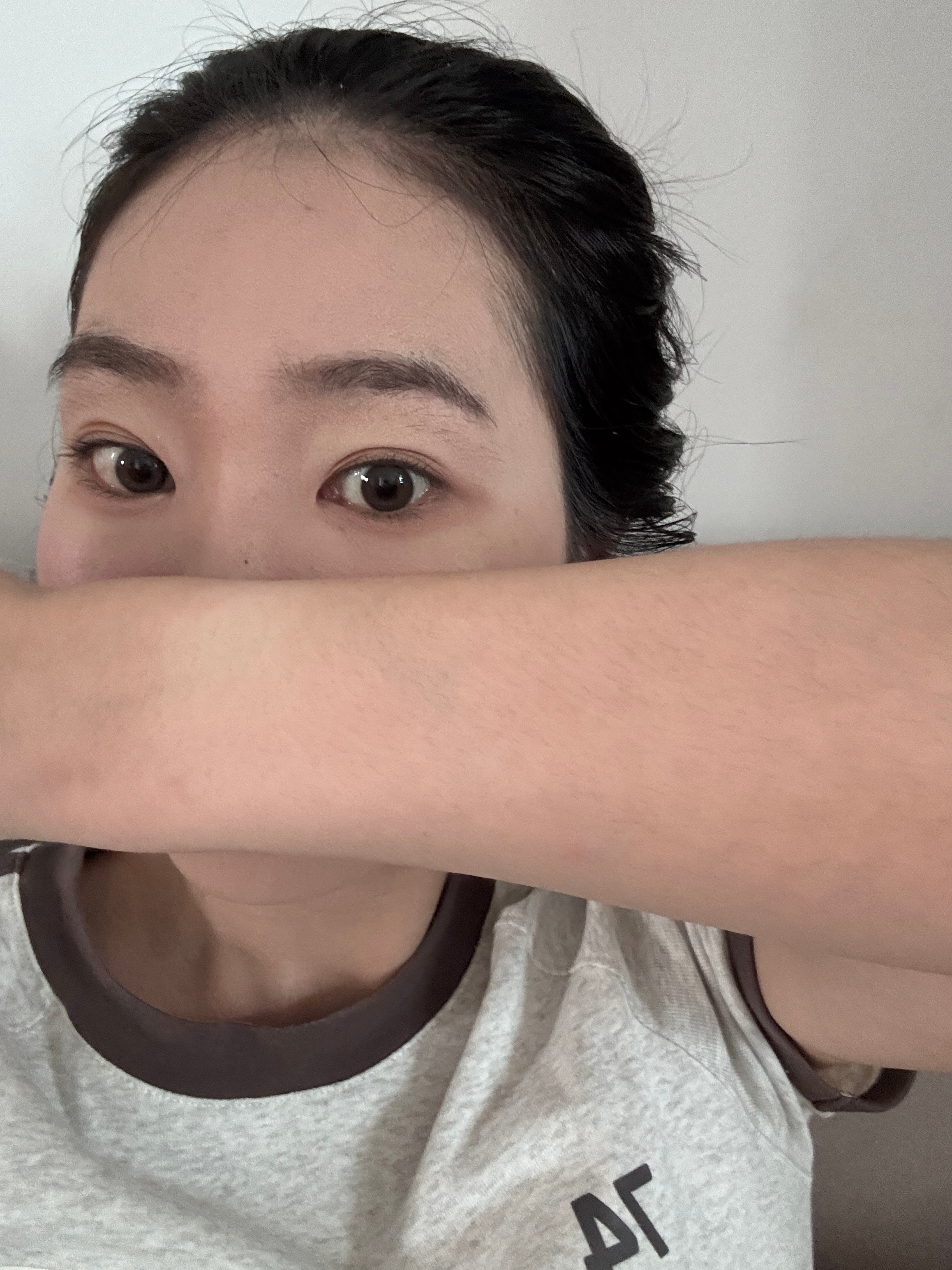 手表那块真的特别明显面试寡淡寡淡妆2.0