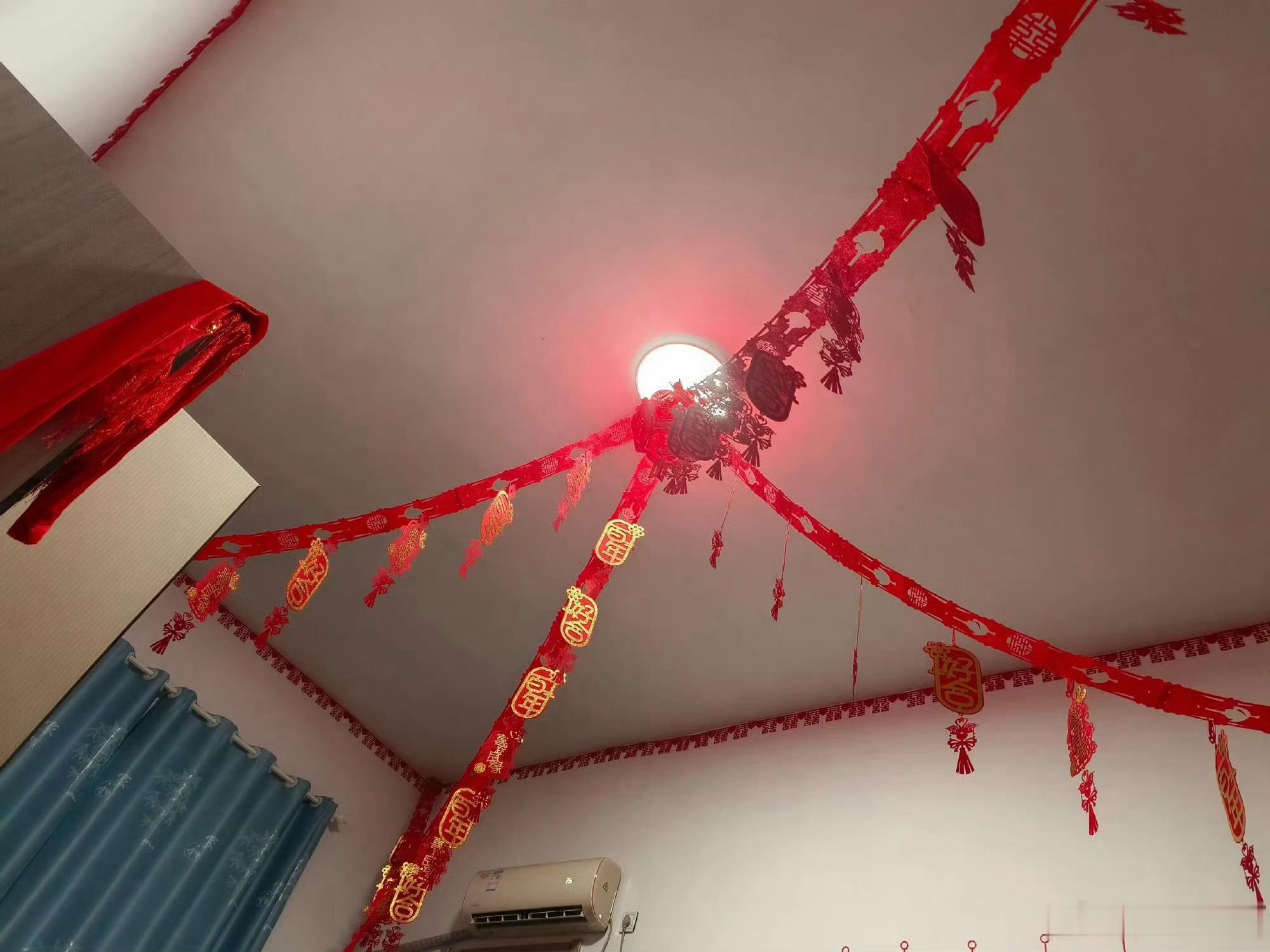 结完婚的当晚好难受结婚9年喜字还没掉​​​