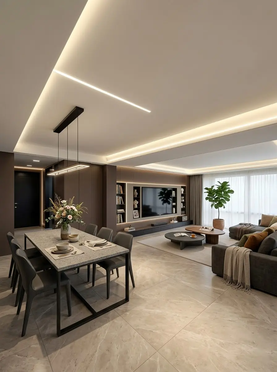 成都金牛140㎡：意式极简，极度舒适。项目位于成都成华区，142㎡的意...