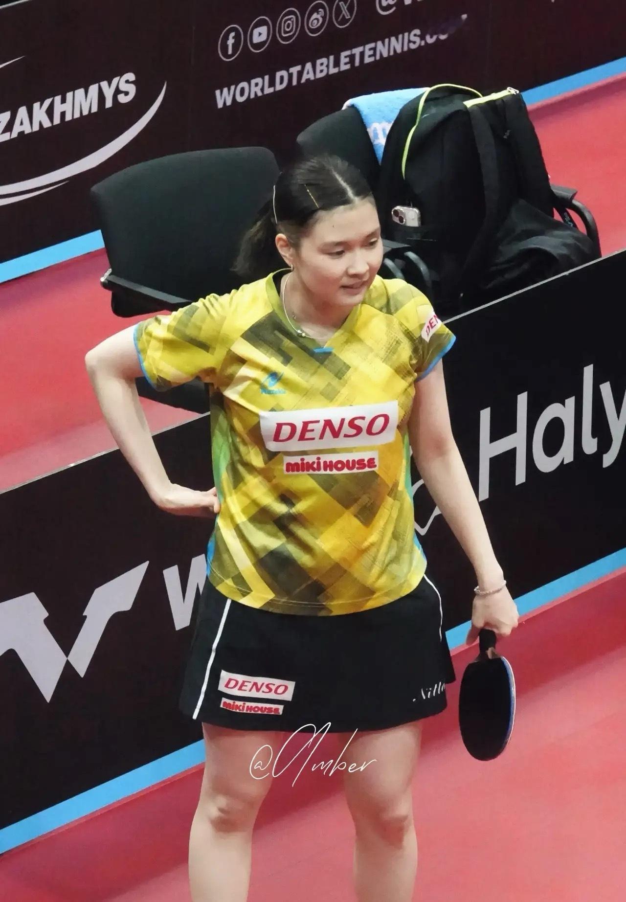 乒乓球阿拉木图站，女单8强已出4席1、徐奕🇨🇳——来自中国2、桥本帆乃香🇯