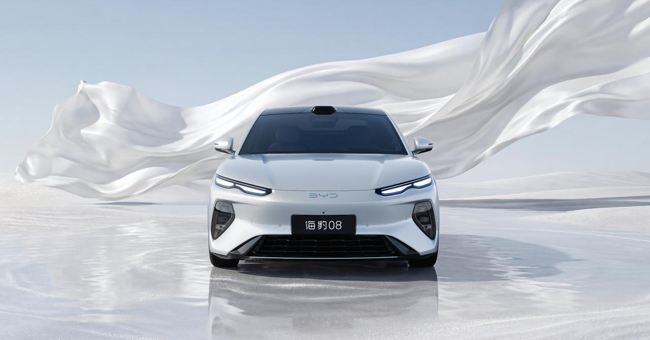 比亚迪海洋网的旗舰轿车——海豹08终于曝光了！根据工信部发布的信息，海豹08配