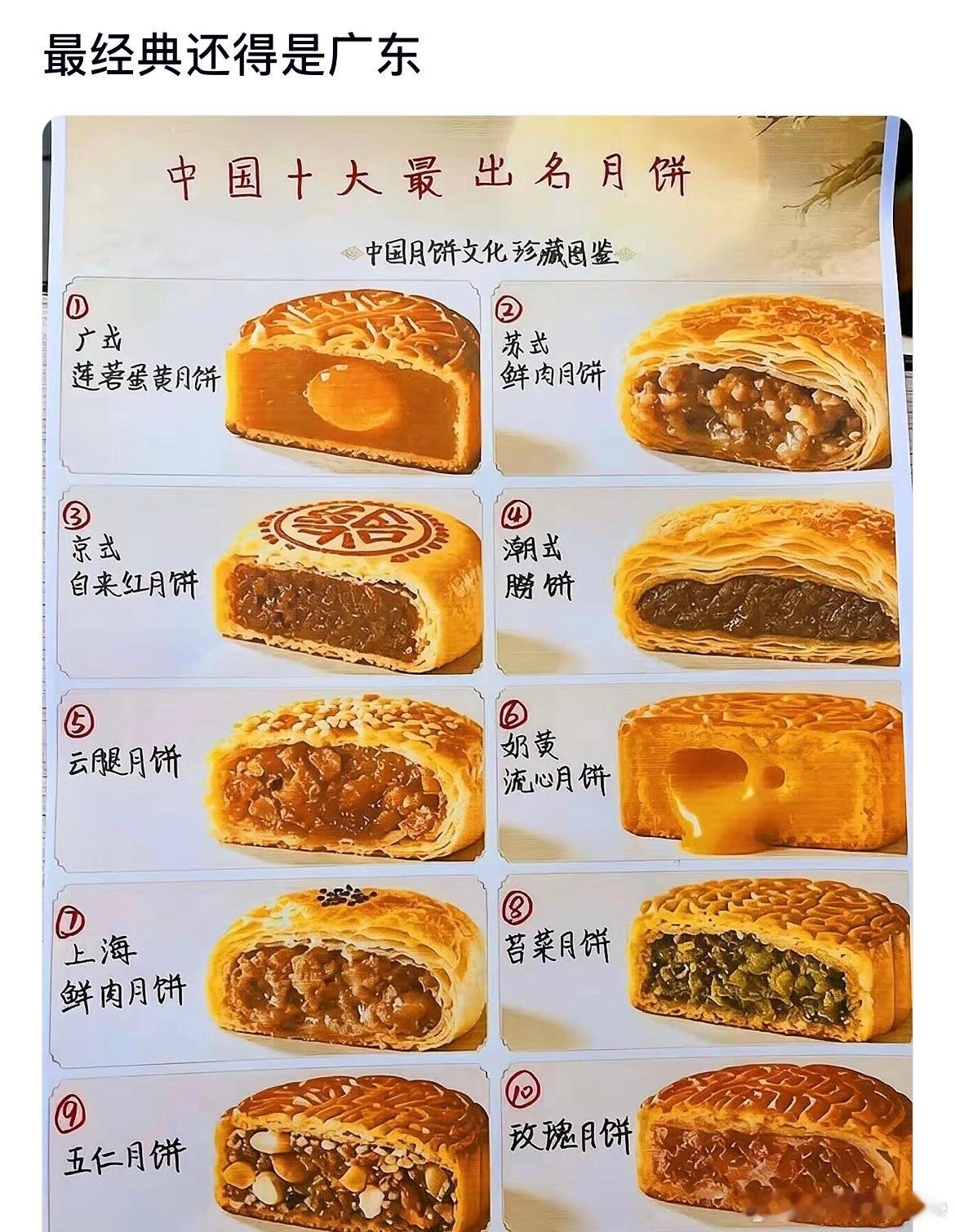 最经典的月饼还得是广东的​​​