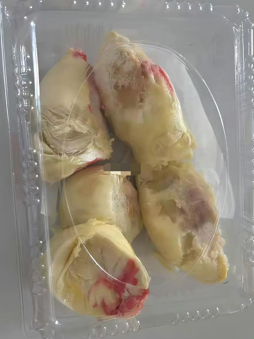 网友588元买的一点红榴莲，商家说是榴莲中的爱马仕！一点红榴莲怎么感觉是大冤种