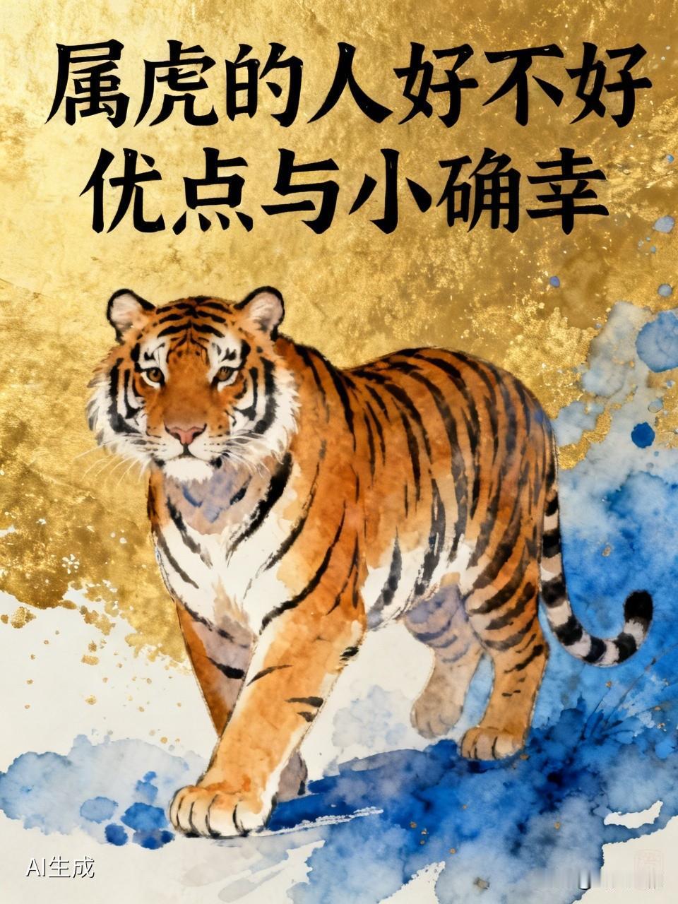 属虎的人好不好，这还真值得说道说道。在传统文化里，属虎的人优点可不少。他们勇敢无