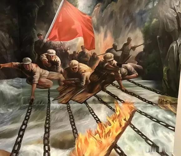 没有下令把铁索炸断，负责泸定桥的刘文辉，解放后官至林业部长，和傅作义一个级