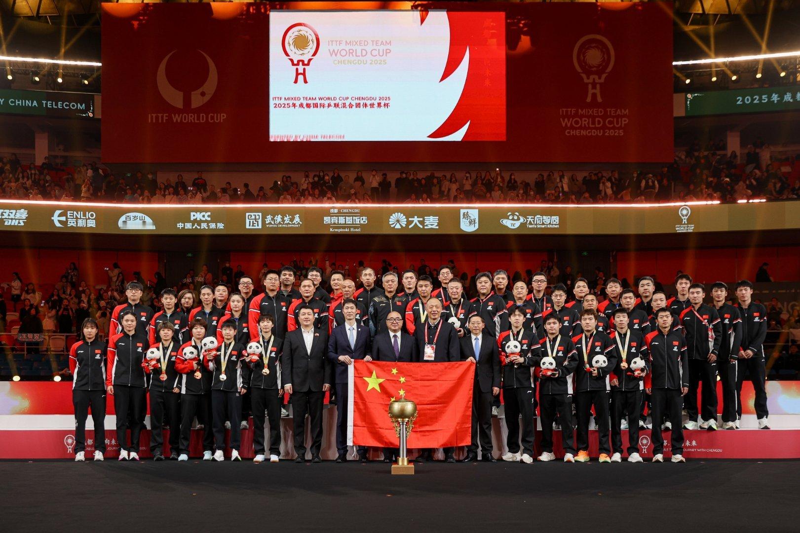 2025年ITTF/国际乒联混合团体世界杯赛果🏓✨11月30日～12月7日