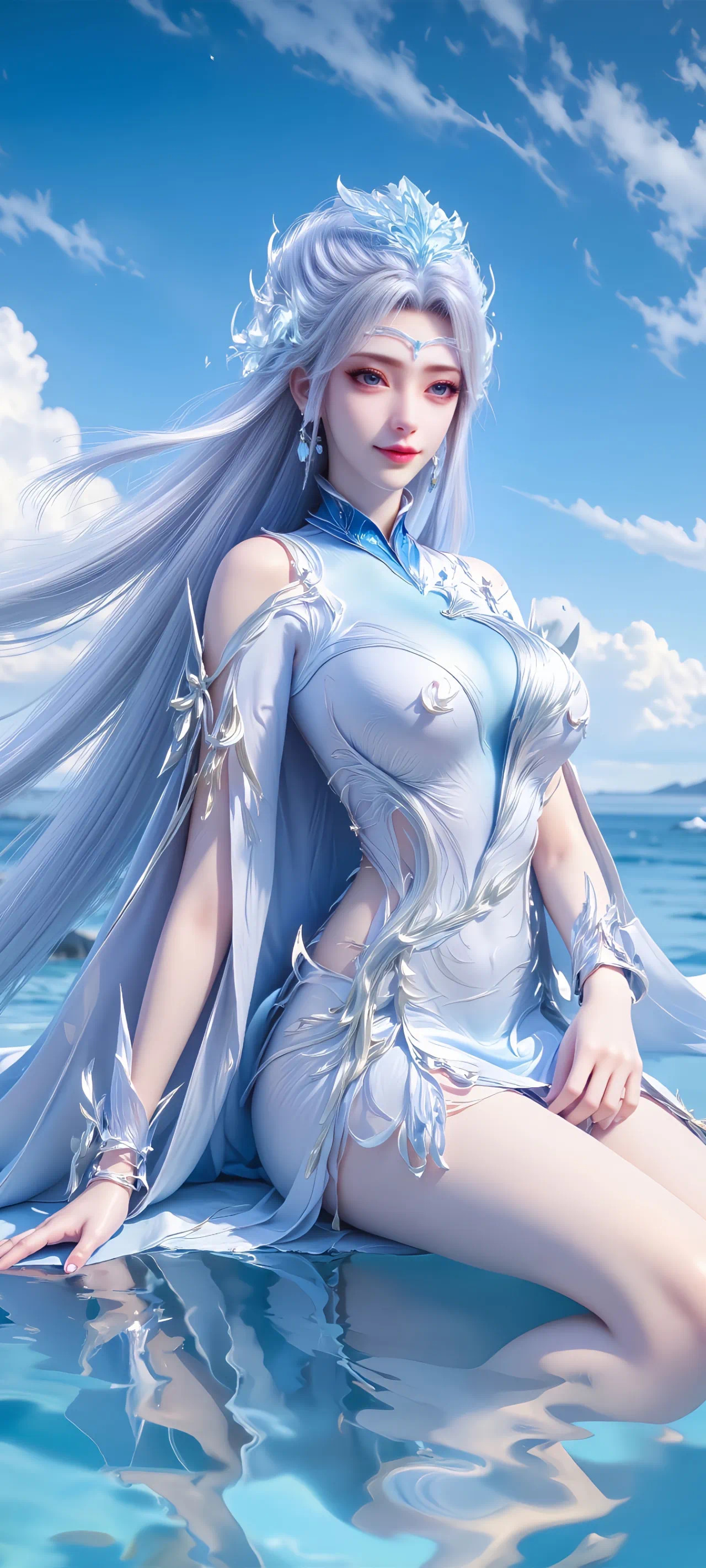 百炼成神宁雨蝶【精致美图】蓝色纯洁无瑕​​​