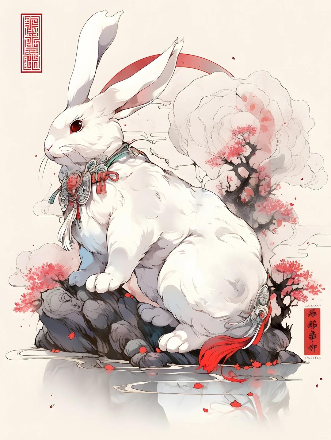 第一名：生肖兔🐰姜子牙推演：属兔之人兔：卯门春色满，玉兔捧祥来兔：柔