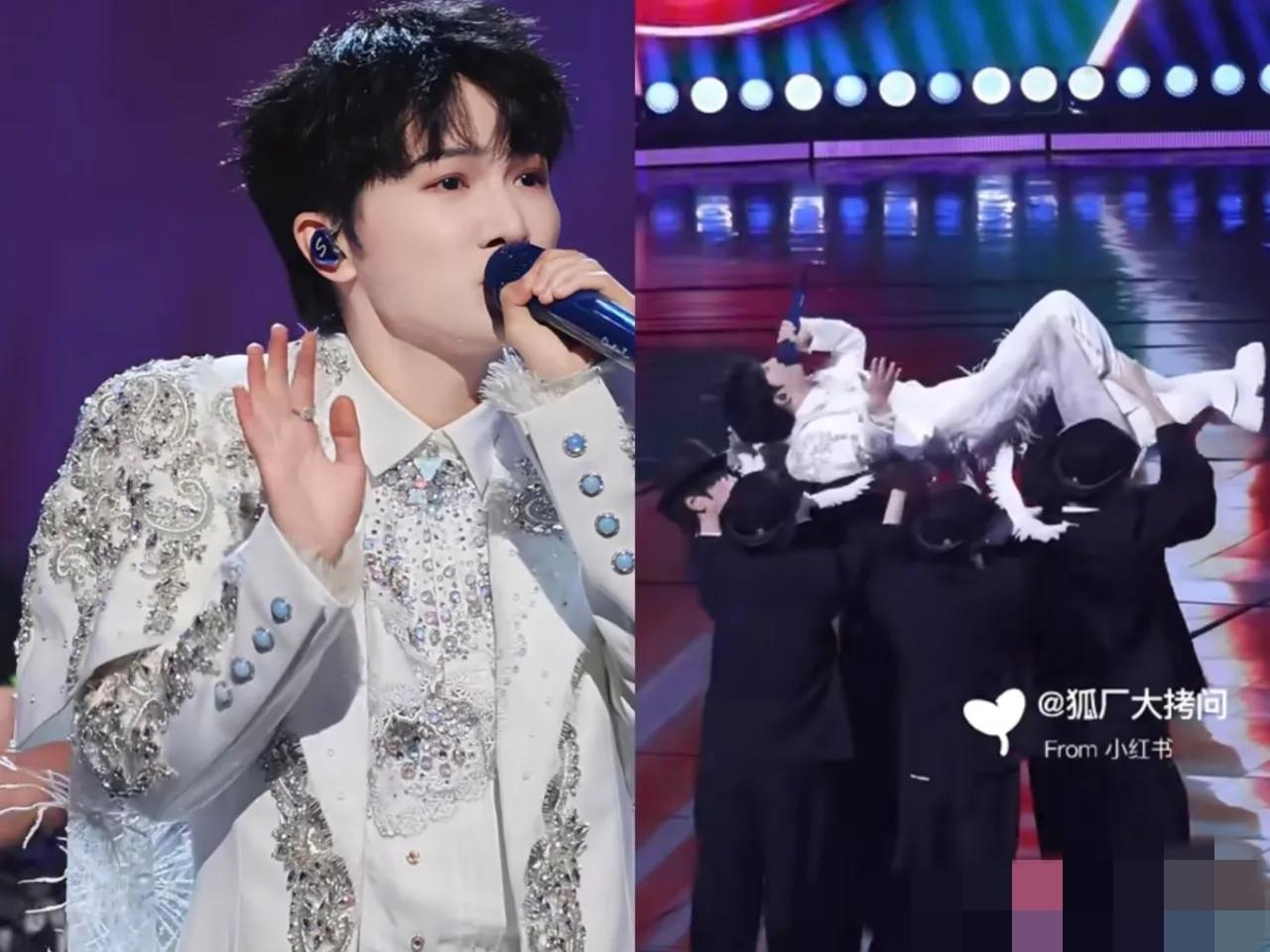 昨晚的周深估计比吃了苍蝇都恶心，原因很简单，不是因为他唱歌忘词了，而是因为这