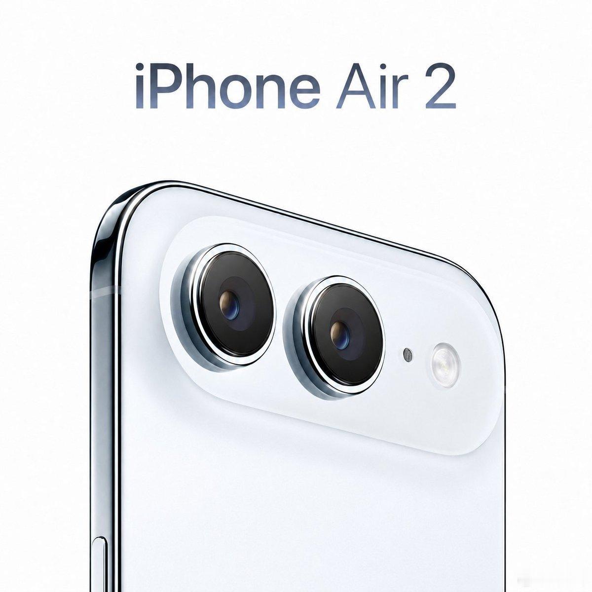 iPhoneAir2计划泄露苹果iPhoneAir2计划泄露，据传苹