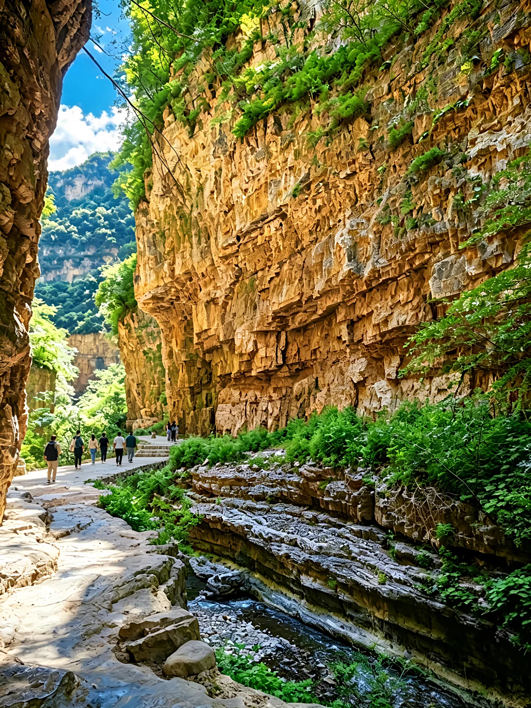 龙门涧 20℃溯溪 + 爨底下明清古村山水人文