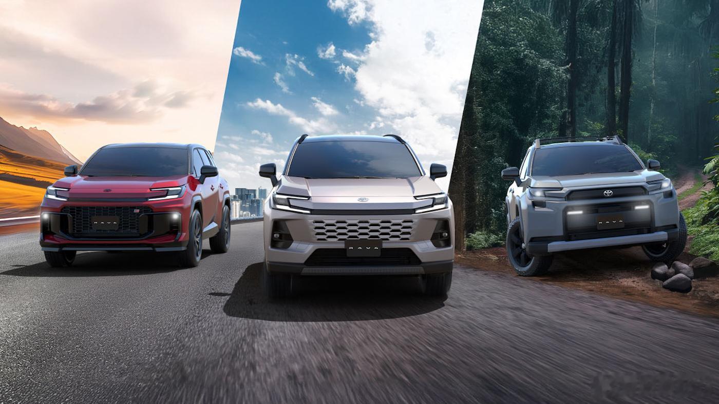 丰田在全球发布了第六代RAV4，分三个外观，WoodLand版本，结合了4Run